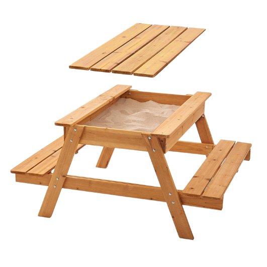 Picnic Table Sandpit - Stepuptots